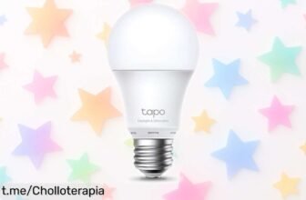 Bombilla LED inteligente Tapo TPLink L520E, controla la luz con tu voz y crea ambientes únicos a precio rebajado ¡Ilumina tus momentos favoritos antes de que se acabe esta oferta!