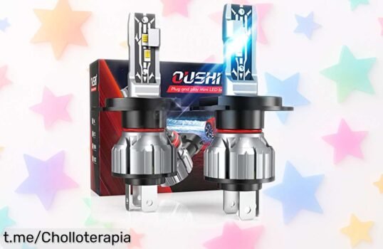Bombillas LED h4 Oushi súper potentes a precio rebajado: ilumina tu camino con 12000lm y no te pierdas la oportunidad de tener luces antiniebla impermeables ¡Agárrate fuerte, que esta oferta no dura para siempre!