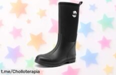 Botas de agua mujer Dream Pairs súper impermeables y antideslizantes con ajuste flexible pisar seguro bajo cualquier lluvia precio rebajado chollazo por poco tiempo ¡no dejes que se escapen!