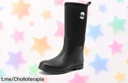 Botas de agua mujer Dream Pairs súper impermeables y antideslizantes con ajuste flexible pisar seguro bajo cualquier lluvia precio rebajado chollazo por poco tiempo ¡no dejes que se escapen!