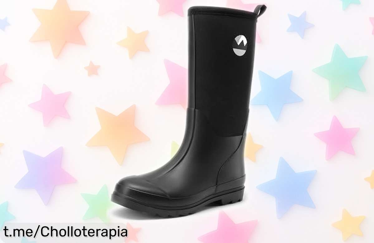 Botas de agua mujer Dream Pairs súper impermeables y antideslizantes con ajuste flexible pisar seguro bajo cualquier lluvia precio rebajado chollazo por poco tiempo ¡no dejes que se escapen!