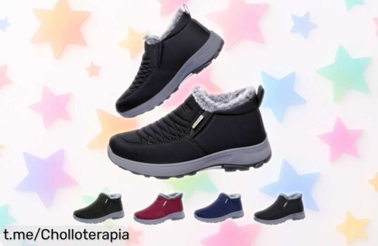 Botas impermeables de nieve con forro calentito y suela antideslizante, ¡precio rebajado y super chollo! Perfectas para invierno y senderismo, corre que vuelan antes de que se agoten. No te quedes sin las tuyas, el frío no espera a nadie.