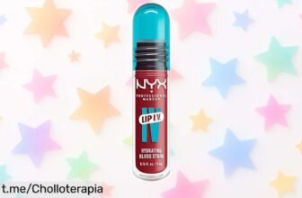 Brillo de labios hidratante NYX Bubblegum Burst a precio loco, ¡aprovecha este super chollo con color intenso y 12 horas de brillo potente! No te lo pienses más y haz que tus labios sean el centro de todas las miradas, esta oferta es solo por tiempo limitado.