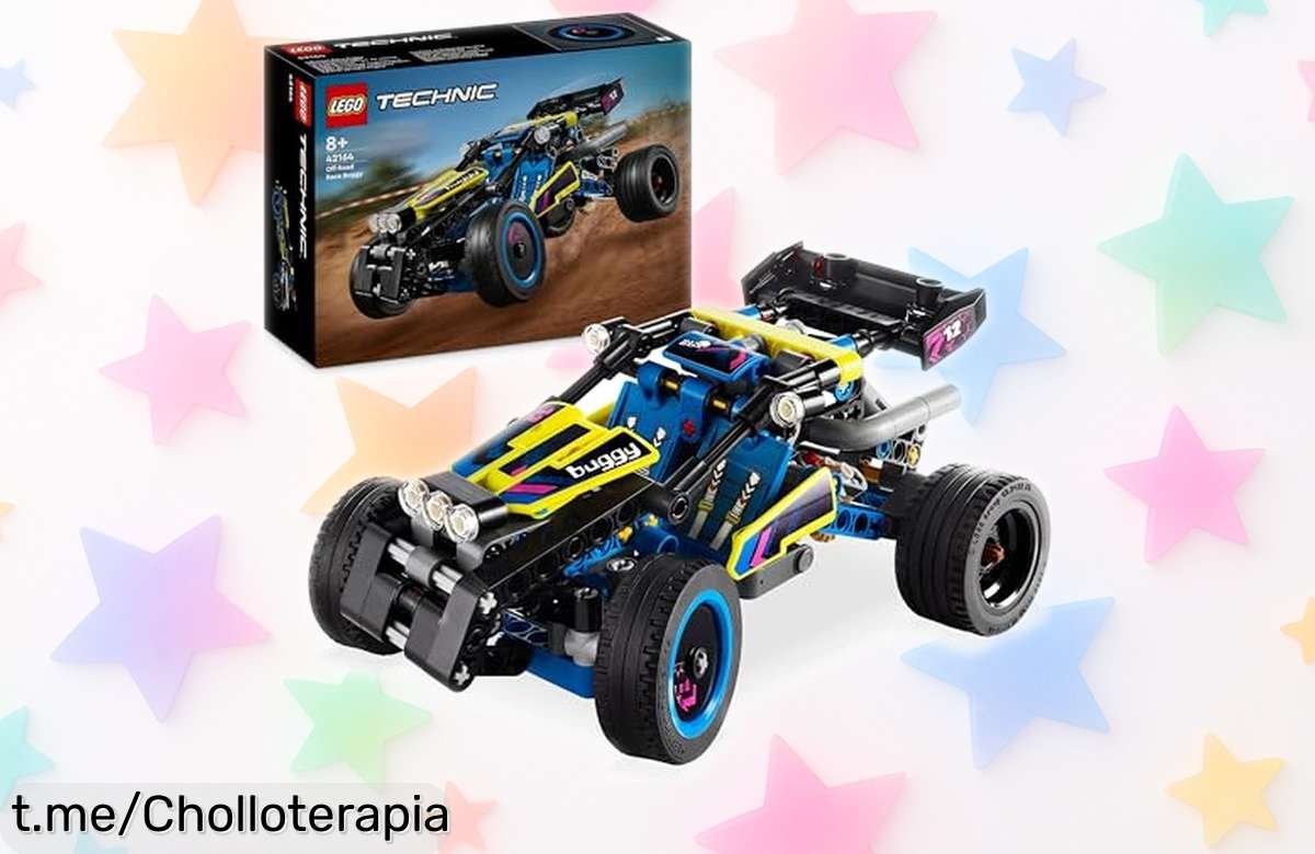 Buggy de carreras LEGO Technic 42164 con motor y suspensión reales, diversión garantizada para peques a partir de 8 años con precio rebajado brutal ¡No pierdas esta oferta limitada que vuela!
