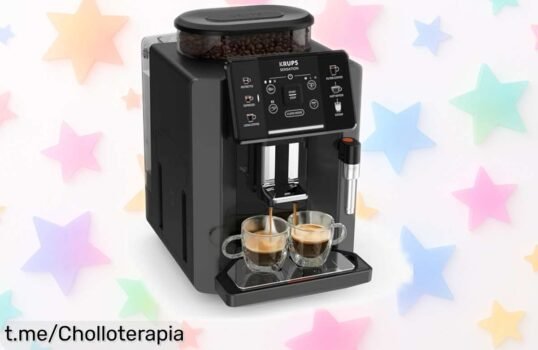 Cafetera automática Krups Sensation C50 con 5 tipos de café y súper potencia rebajada, el super chollo que hace tu café perfecto en segundos ¡Corre que vuelan las unidades!