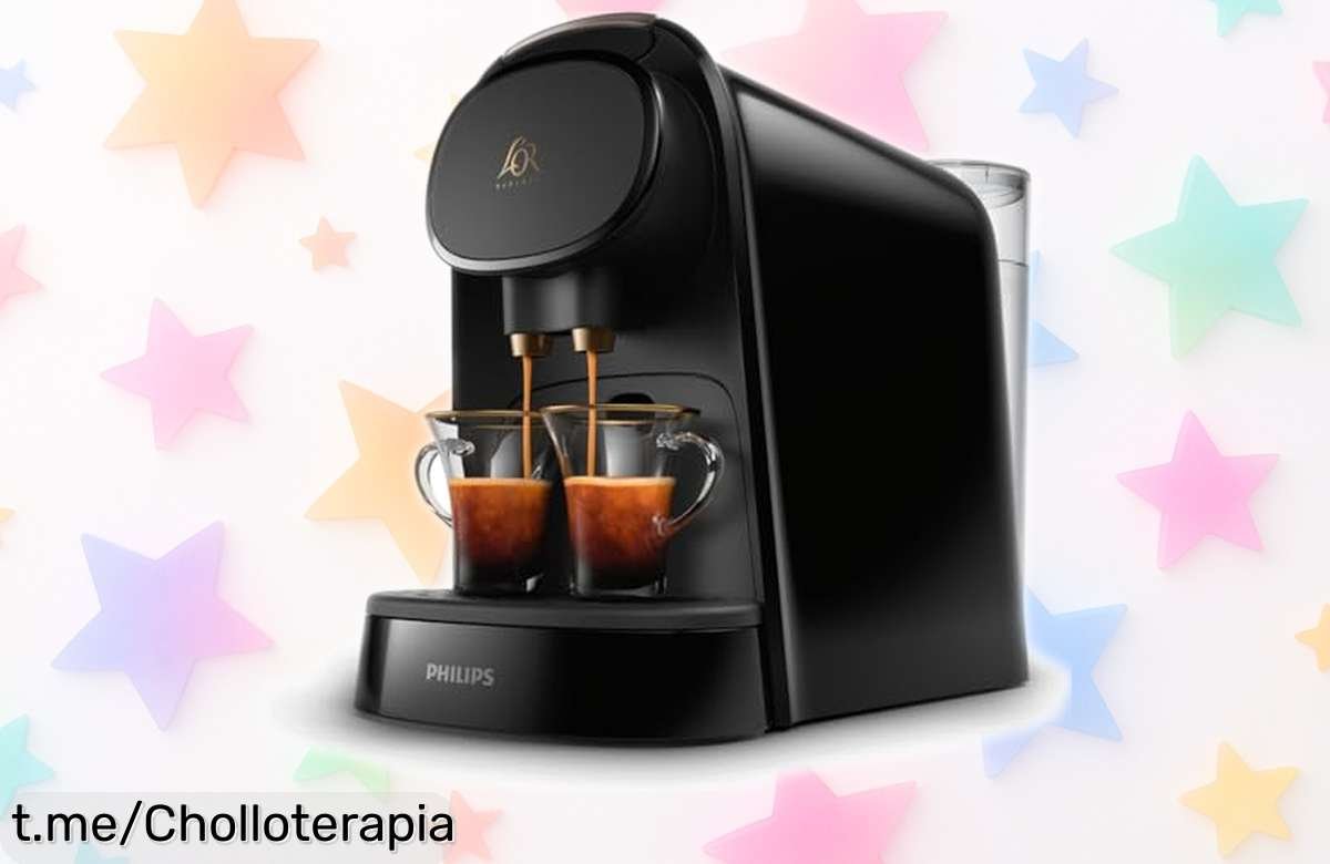 Cafetera de cápsulas L’OR Barista con doble shot y 19 bares ajusta el café perfecto sola, ahora a precio muy bajo sin igual ¡corre que es una oferta limitada y se va volando!