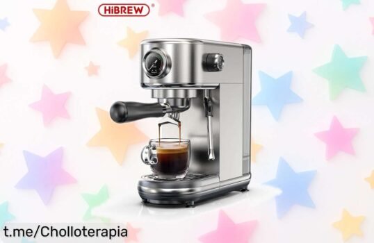 Cafetera espresso semiautomática Hibrew H10B con 20 bares y temperatura ajustable, descuento brutal que no puedes dejar pasar para preparar capuchinos como un barista ¡corre que vuelan estas unidades!
