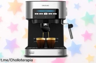 Cafetera express Cecotec Power Espresso 20 Matic con vaporizador multifunción y un precio rebajado que no se repite, ¡hazte el café de tus sueños en casa ya!