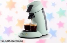 Cafetera monodosis Philips Senseo Original Plus con tecnología Boost para un café intenso y crema increíble, ¡precio rebajado que no dura mucho, corre que vuelan!