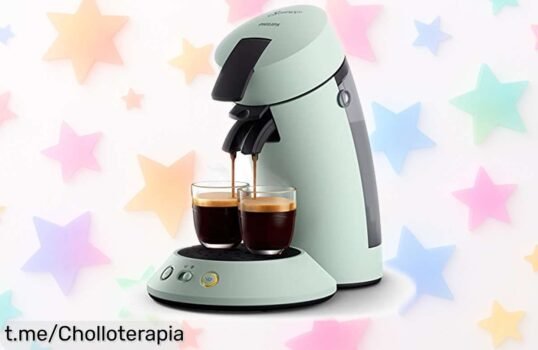Cafetera monodosis Philips Senseo Original Plus con tecnología Boost para un café intenso y crema increíble, ¡precio rebajado que no dura mucho, corre que vuelan!