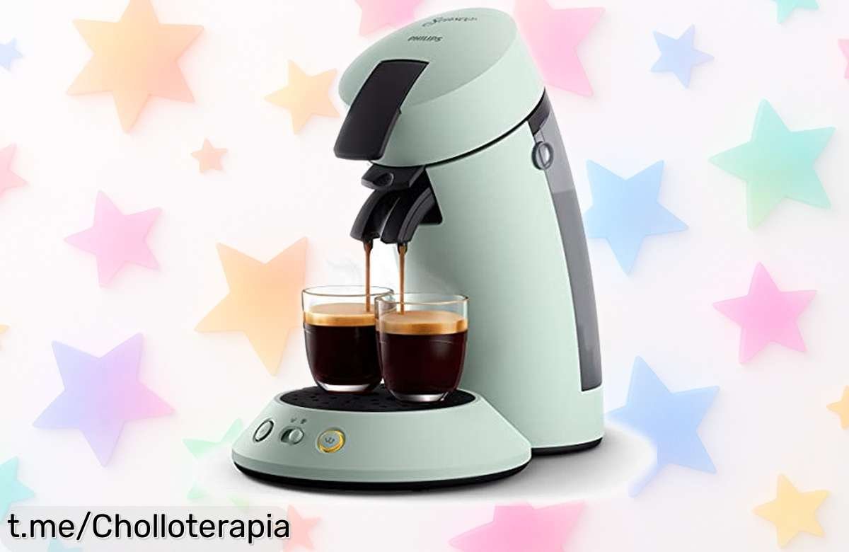 Cafetera monodosis Philips Senseo Original Plus con tecnología Boost para un café intenso y crema increíble, ¡precio rebajado que no dura mucho, corre que vuelan!