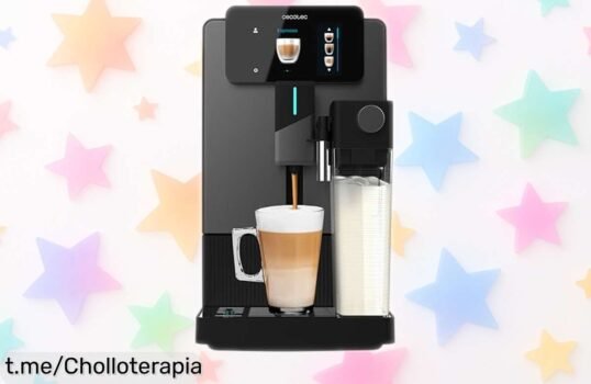 Cafetera superautomática Cecotec Cremmaet Latte Touch con molinillo cónico y crema perfecta en segundos precio rebajado que no se repite corre que vuelan las unidades