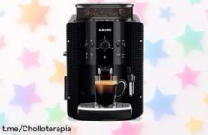 Cafetera superautomática Krups Roma EA810870 molinillo metálico y vapor para café perfecto al instante con precio rebajado espectacular que dura poco ¡aprovecha este ofertón antes de que desaparezca!