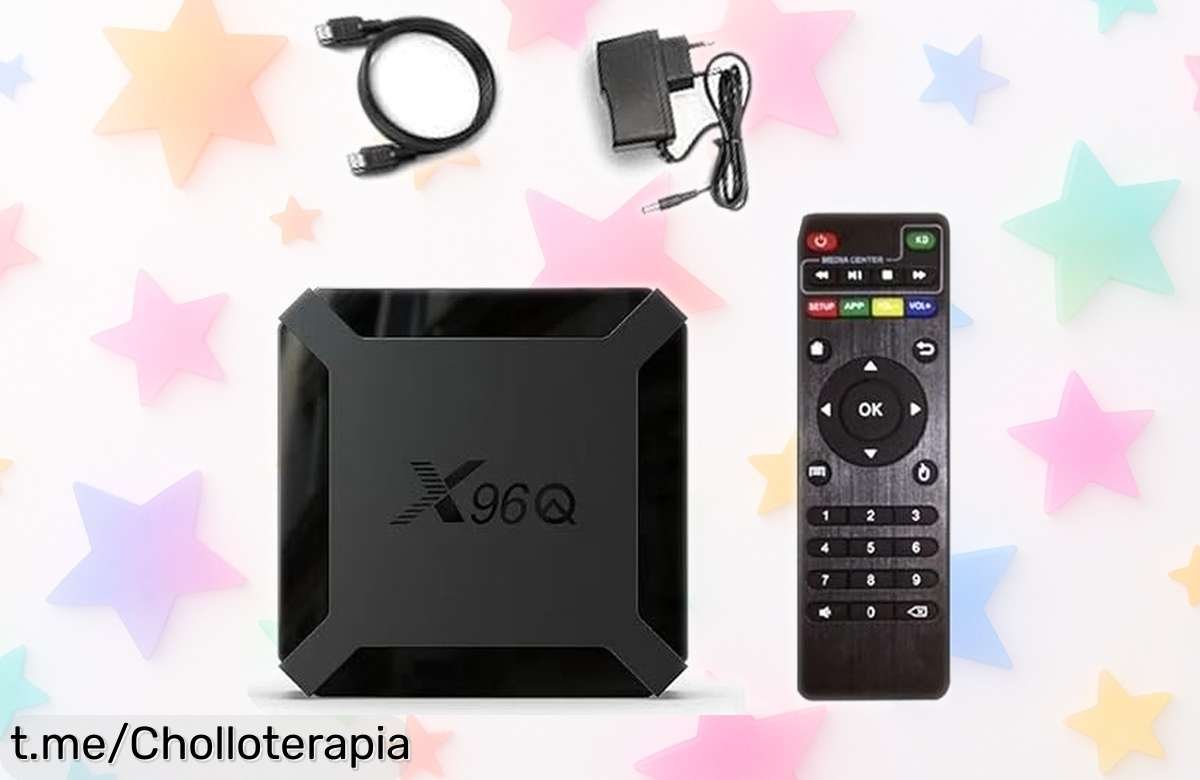 Caja multimedia X96Q Android 10 con imagen 4K alucinante y turbo procesador a precio rebajado, memoria amplia y WiFi potente: el ofertón que necesitas para un entretenimiento sin límites ¡Últimas unidades, no lo dejes escapar!