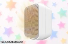 Calefactor cerámico de sobremesa Cecotec ReadyWarm 1500 Max a precio rebajado, calienta rápido y sin preocupaciones en cualquier rincón. ¡No dejes pasar esta oferta calentita!