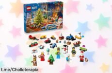 Calendario de adviento LEGO City 2025 con 24 sorpresas súper molonas, tren y figuras incluidas a precio rebajado ¡date prisa que esta oferta vuela!