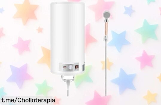 Calentador eléctrico Hanmorfarbi 80 L y 2000 W que calienta en un flash, con temperatura ajustable y máxima seguridad; chollazo de precio rebajado por tiempo limitado para cuidar a toda la familia ¡No lo pienses!