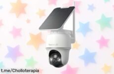 Cámara 4K 360° Reolink con WiFi 6 y panel solar rebajada, visión nocturna en color y seguimiento inteligente para proteger tu casa sin complicarte ¡Corre que vuelan estas unidades!