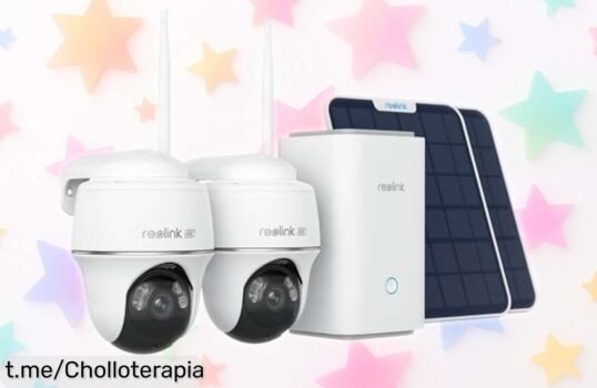 Cámara 4K 360° Reolink con visión nocturna en color y WiFi, set de 2 unidades rebajado para que vigiles sin cables ni cuotas todo el día aprovecha este super chollo antes que desaparezca