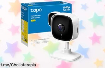 Cámara WiFi Tapo 1080p con visión nocturna, rebajada para cuidar a tus peques y mascotas. ¡Aprovecha este super chollo que te dará tranquilidad ya mismo!