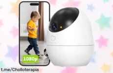 Cámara de seguridad Beans View D210 con visión 360° y vídeo 1080P rebajada por tiempo limitado disfruta detección humana sin falsas alarmas y visión nocturna en color no pierdas este super chollo que va a volar ya