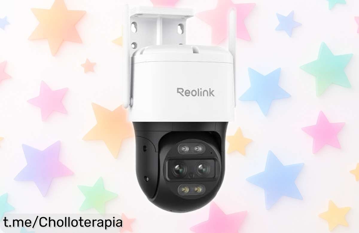 Cámara de vigilancia Reolink 4K PTZ con doble lente y zoom 6X a precio rebajado, visión nocturna en color y alertas automáticas que cuidan tu hogar sin descanso ¡No pierdas este ofertón limitado!