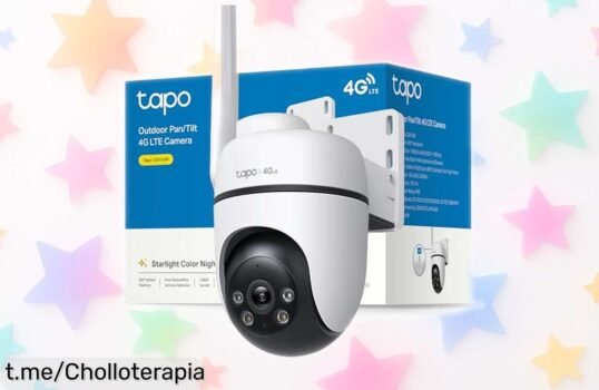 Cámara de vigilancia Tapo C501GW con imagen 2K y visión nocturna en color a precio rebajado oferta limitada para proteger tu hogar con audio bidireccional y conexión WiFi o Ethernet ¡no lo pienses más!
