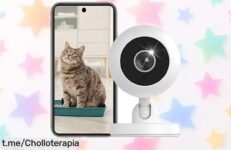 Cámara inalámbrica 1080P con audio y visión nocturna suave para vigilar a bebés y mascotas, ahora rebajada en un super chollo que no durará mucho ¡no dejes escapar esta oferta única!