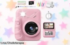 Cámara infantil instantánea TIATUA con fotos HD de 48 MP: Chollo frío y encantador, ¡captura momentos únicos y decora tus recuerdos! Está rebajada por tiempo limitado, no te quedes sin la tuya.