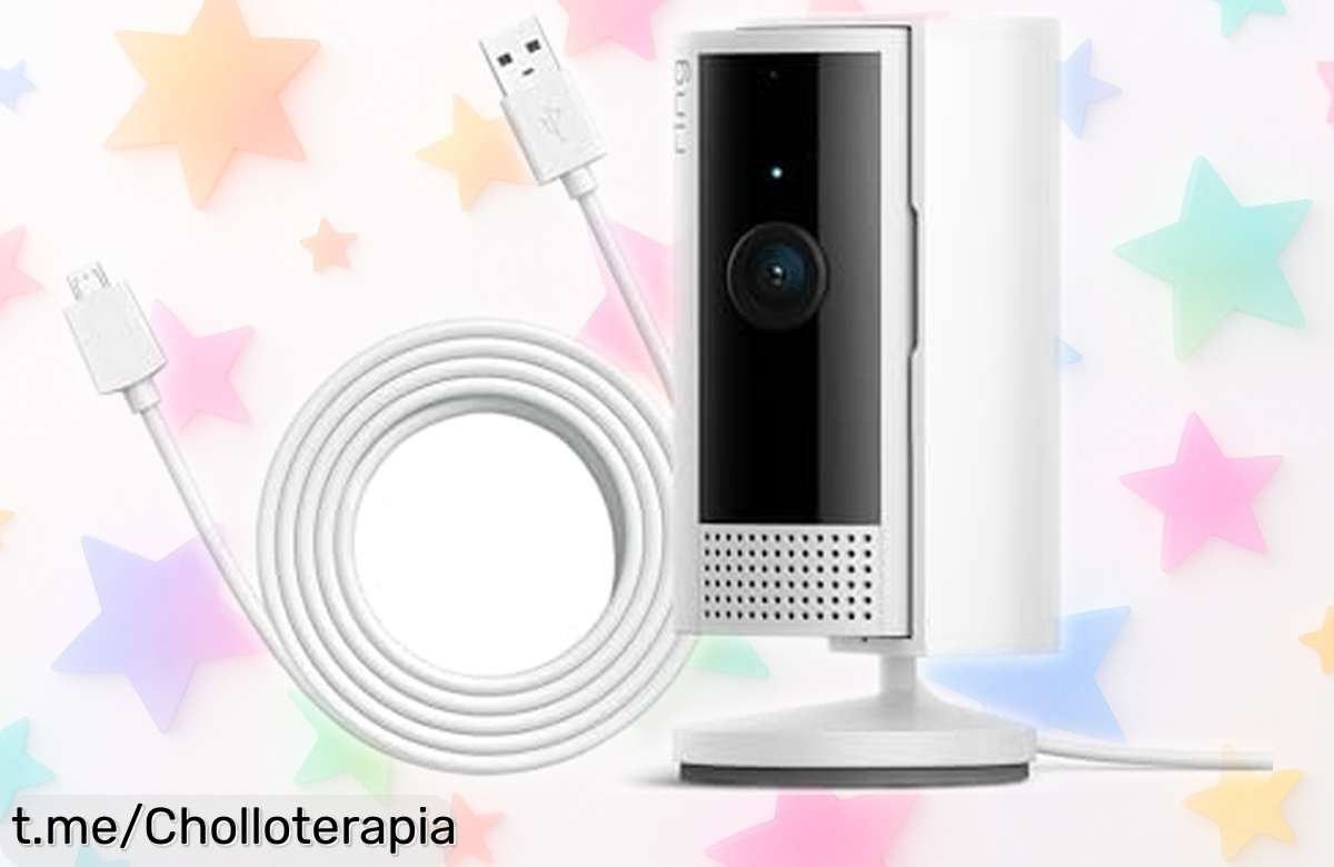 Cámara interior Ring 2.ª gen HD 1080p con cubierta privacy, ahora a precio rebajado para que controles tu casa y mascotas sin estrés ¡Date prisa antes de que desaparezca este ofertón!