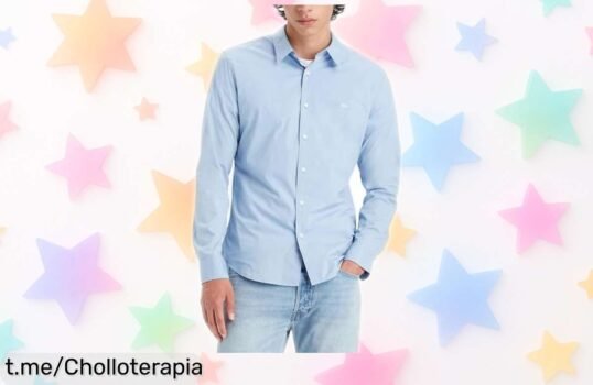 Camisa Levi’s LongSleeve Battery Housemark Slim XXL con caída de precio brutal y estilo único que no puedes dejar escapar, ¡chollazo limitado que desaparece rápido!