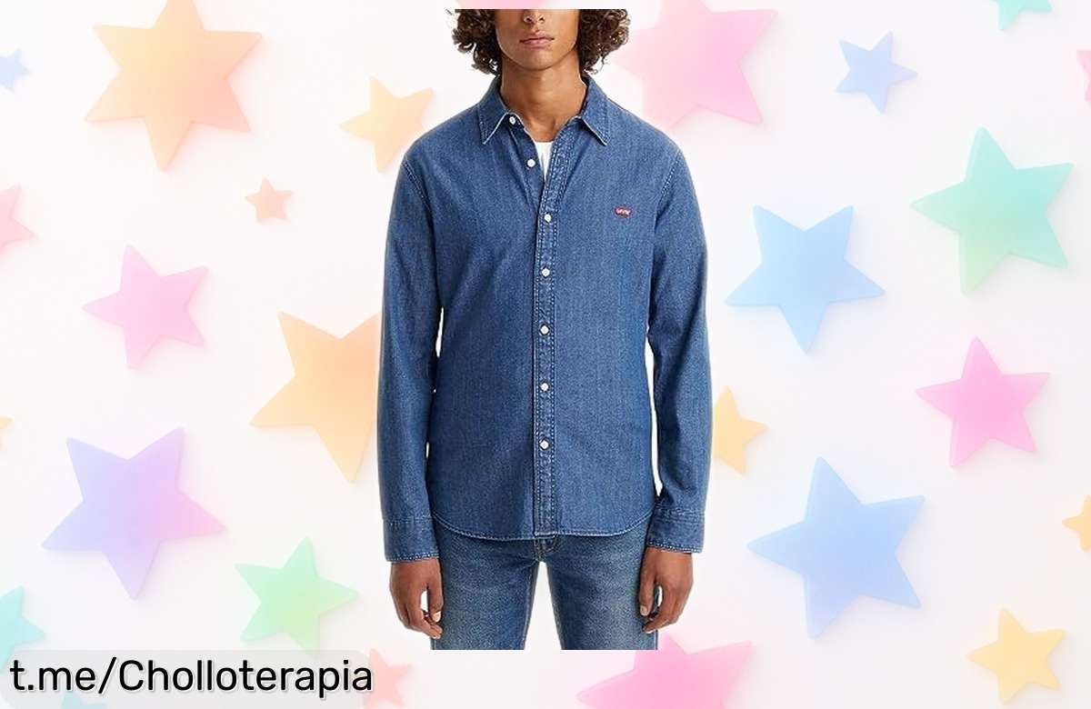 Camisa slim Levi’s LongSleeve Battery Housemark Lyon XS para hombre: diseño ligero y detalles únicos a un precio loco, ¡aprovéchate de este super chollo antes de que desaparezca!