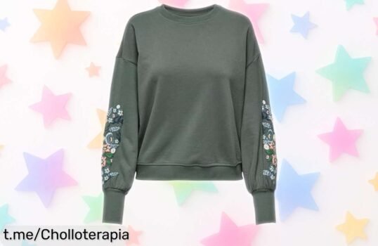 Camiseta Only Onlbrooke con estampado floral y puños acanalados que ahora llega con un descuento brutal por tiempo limitado, dale vida a tu look antes de que se agoten porque este super chollo vuela rápido ¡corre!