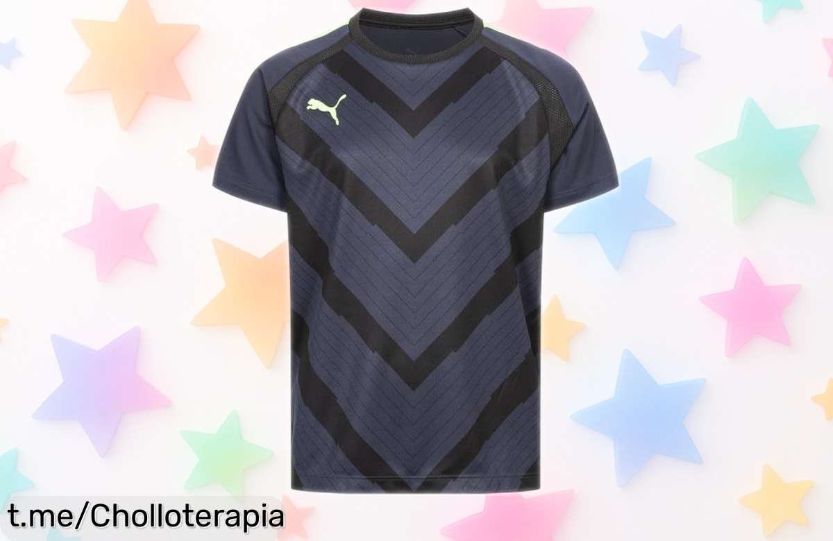Camiseta Puma teamLIGA Graphic para niño con diseño único y súper rebajada, un ofertón que vuela rápido y te pone a tope el armario corre ya que este chollazo limitado desaparece volando