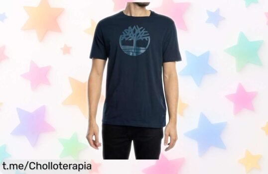 Camiseta Timberland Tree logo para hombre con diseño icónico y calidad top, ahora a precio rebajado que no se repetirá ¡No pierdas este super chollo, quedan pocas unidades!