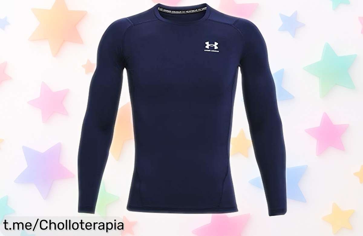 Camiseta Under Armour Hombre UA HG: seca al instante y combate el mal olor, ¡caída de precio brutal en una oferta limitada! No te quedes sin la tuya, corre antes que se agoten.