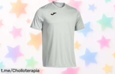 Camiseta hombre Joma Combi gris XS con secado rápido y resistencia top, precio rebajado que no se repite, ¡pocas unidades disponibles corre antes de que vuelen!