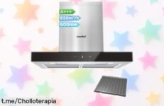 Campana extractora COMFEE' TSHM77SS60 con succión brutal y filtro limpio fácil precio rebajado olvídate del humo ya que vuelan las unidades ¡corre antes de quedarte sin este ofertón!