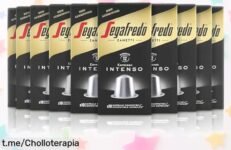 Cápsulas de café intenso Segafredo Zanetti con sabores a chocolate y cítricos en oferta rebajada – ¡No te quedes sin ellas, date prisa antes de que se agoten!