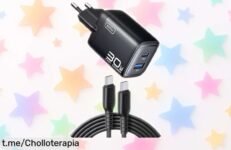 Cargador USB C doble puerto INIU 30W: carga ultrarrápida y compacto, precio rebajado por tiempo limitado. ¡No esperes más para disfrutar de energía al instante!