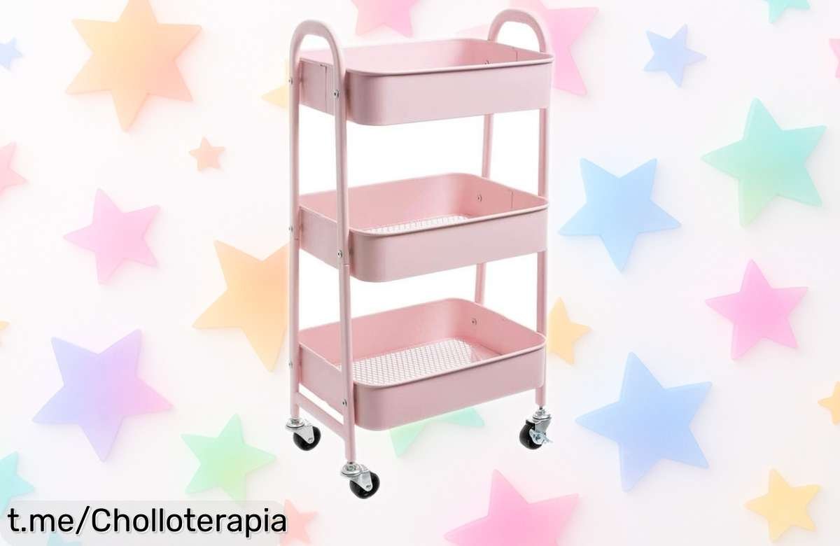 Carrito de almacenamiento móvil Rcynview en 4 niveles, ¡ahora con un descuentazo irresistible! Aprovecha cada rincón de tu cocina y no te quedes sin él antes que vuelen. Este super chollo es la oportunidad perfecta para organizarte ¡Consíguelo ahora mismo!