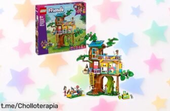 Casa del árbol LEGO Friends 42652: ¡Diviértete sin parar y haz volar tu imaginación con miles de accesorios! Precio rebajado por tiempo limitado, no te pierdas este súper chollo ideal para los más creativos. ¡Hazte con el tuyo ya!