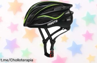 Casco de bicicleta Favoto ajustable y seguro, con ventilación ideal. ¡Rebajado a precio loco para pedalear sin preocupaciones! Aprovecha ya esta oportunidad única y disfruta cada ruta.