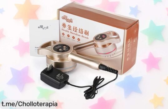 Cepillo eléctrico de meridianos para adelgazar y eliminar celulitis a un precio rebajado que nunca verás. Aprovecha este super chollo antes de que se agoten las unidades, ¡cuida tu cuerpo con este gran aliado ya!
