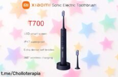 Cepillo eléctrico sónico Xiaomi Mijia T700 con pantalla LED para una limpieza ultra eficaz y dientes más blancos rápido precio rebajado súper chollo que no dura mucho ¡Corre que vuelan!