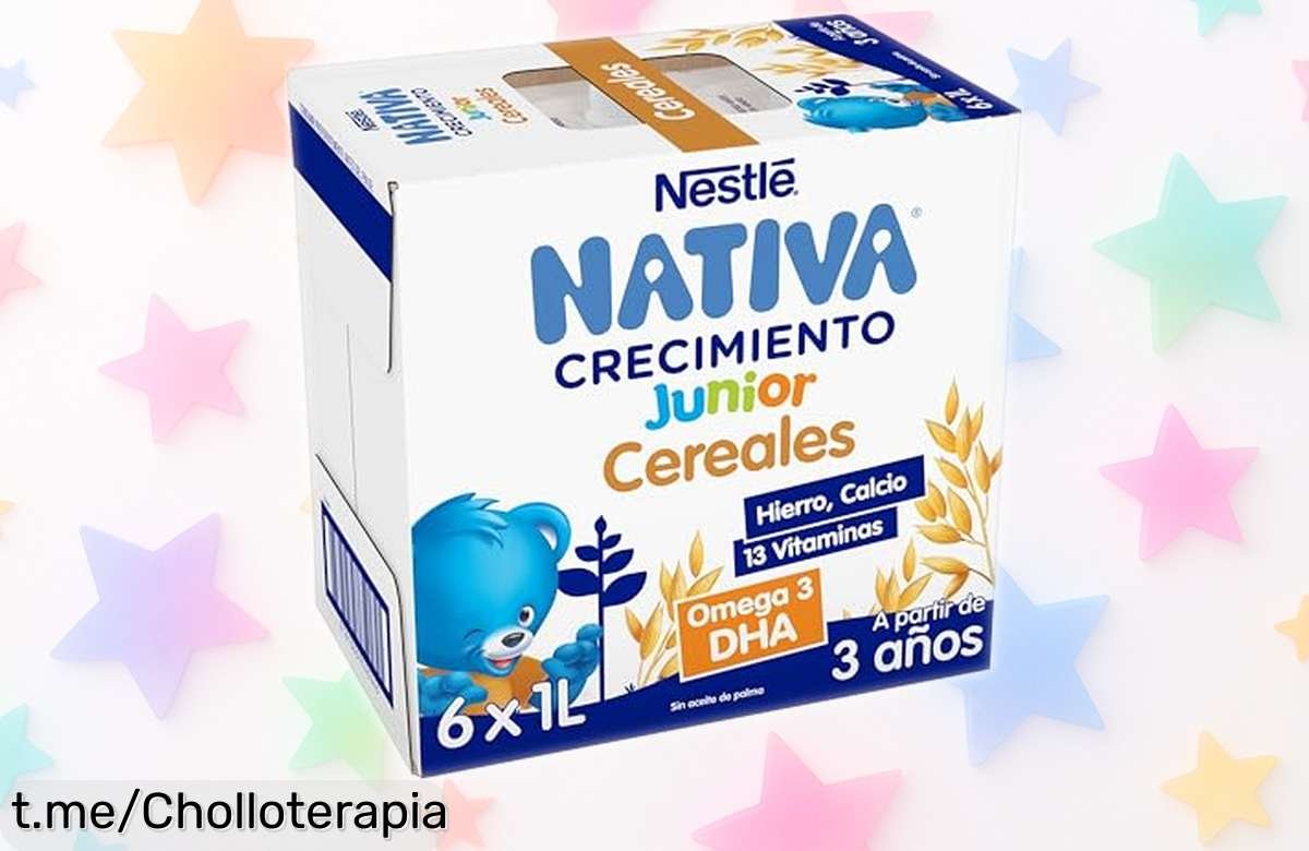 Cereales líquidos Nestlé Nativa: El súper chollo de 6 litros para peques que necesitan omega 3, hierro y calcio. ¡Aprovecha este descuentazo brutal por tiempo limitado y asegúrate de que tus niños crezcan felices y fuertes!