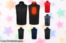 Chaleco calefactable unisex para moto y outdoor con batería externa que calienta en segundos precio rebajado de locura solo por tiempo limitado disparando todo el calor que necesitas no pierdas este super chollo ¡consíguelo ya!