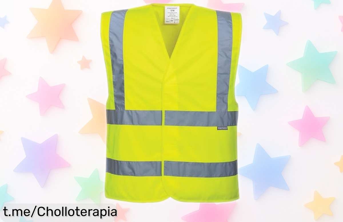 Chaleco de alta visibilidad Portwest C470ORRL/XL a precio rebajado, ¡hazte notar y siente la seguridad! Aprovecha este super chollo antes de que se esfume.