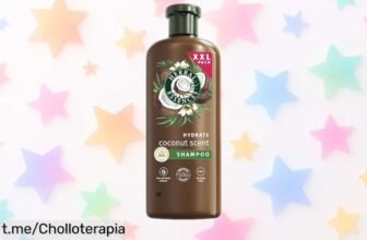 Champú hidratante Herbal Essences aroma coco 680ml a precio rebajado: ¡Revive tu pelo seco con hidratación intensa y brillo que enamora! No dejes escapar este super chollo, siente la diferencia ya.