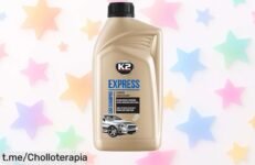 Champú para coches K2 express, limpieza rápida y sin manchas: aprovecha este super chollo con precio rebajado y cuida tu coche antes de que se acabe esta oferta.